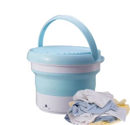 Mini Foldable Washing Machine - Blue_0